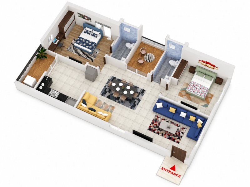 Prathishta Isometric view 1